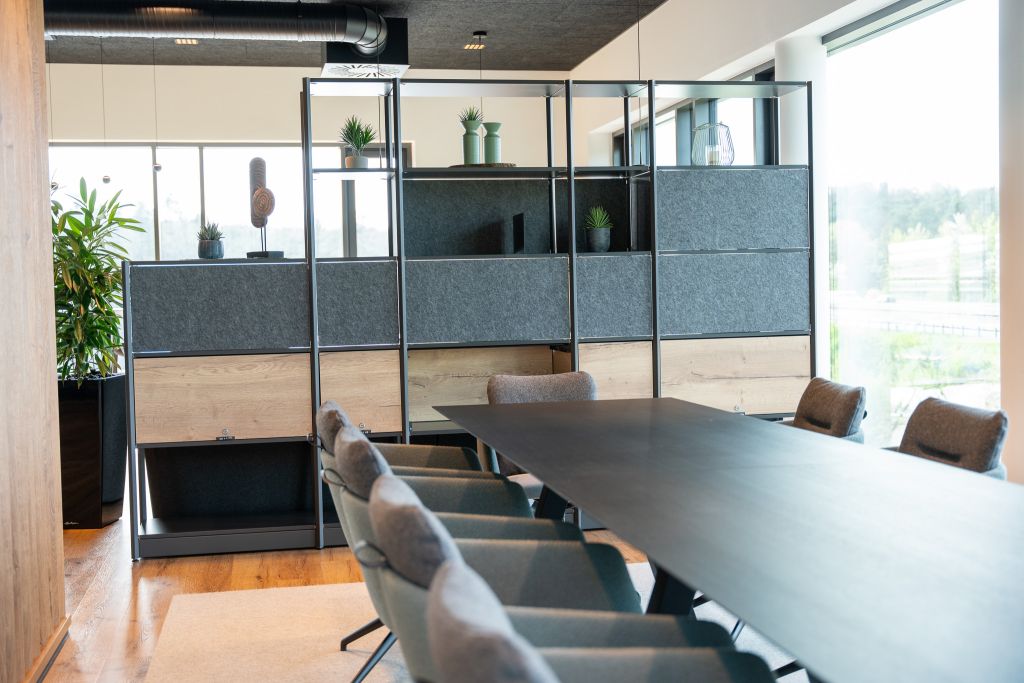 Das moderne Arbeitsraumkonzept bietet unter anderem auch ein neues Meetingsetting