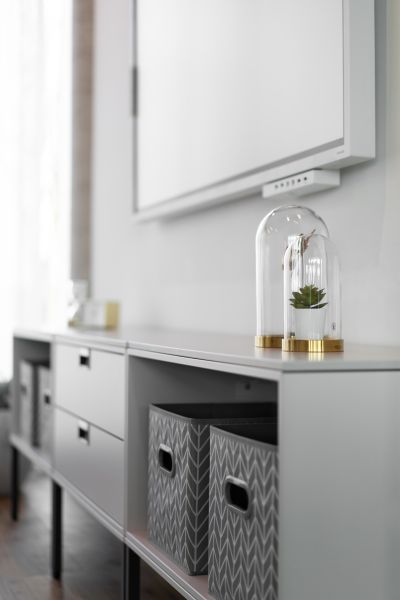 Gemütliche und wohnliche Stauraumlösung