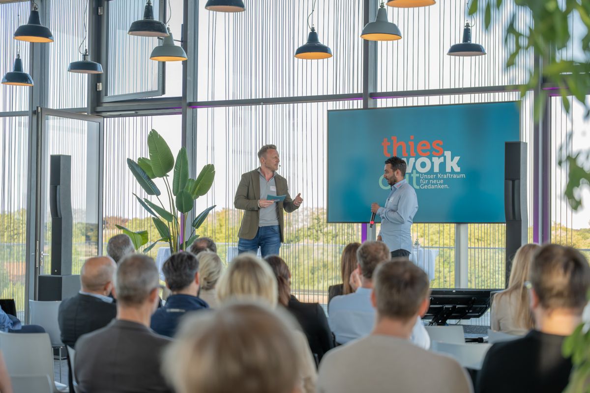 Mit unserem neuen Veranstaltungsformat thies - work out für zuversichtliche Unternehmer:innen